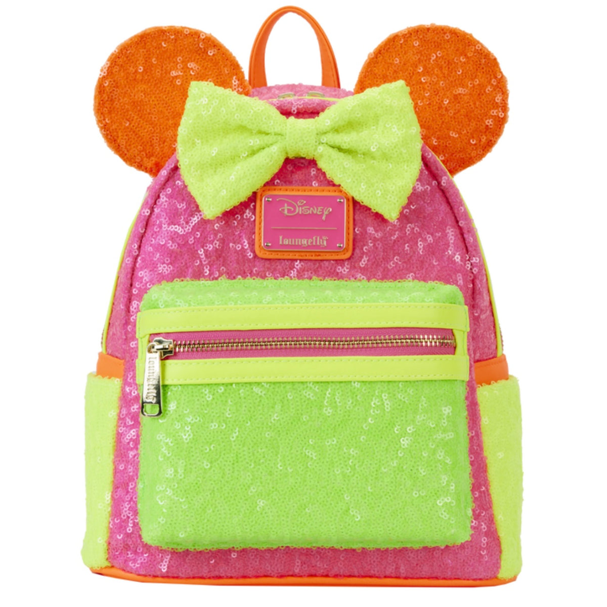 Minnie Mouse Exclusive Color Block Neon Sequin Mini Backpack - PRE ORD ...