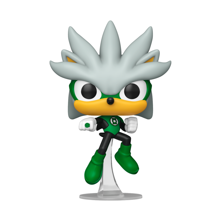 Justice League X Sonic the Hedgehog Silver as Green Lantern